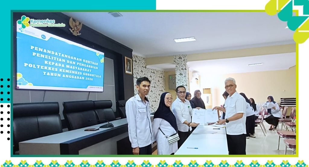 Tingkatkan Kinerja Tri Dharma, Poltekkes Kemenkes Gorontalo Tandatangani Kontrak 130 Judul Penelitian dan Pengabmas Tahun 2026
