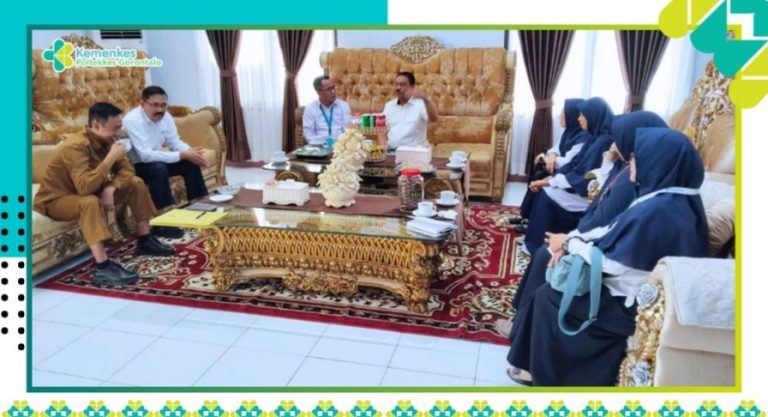 Perkuat Sinergi Tridarma Perguruan Tinggi Jajaran Pimpinan Poltekkes Kemenkes Gorontalo Gelar Audiensi dengan Pemkab Boalemo