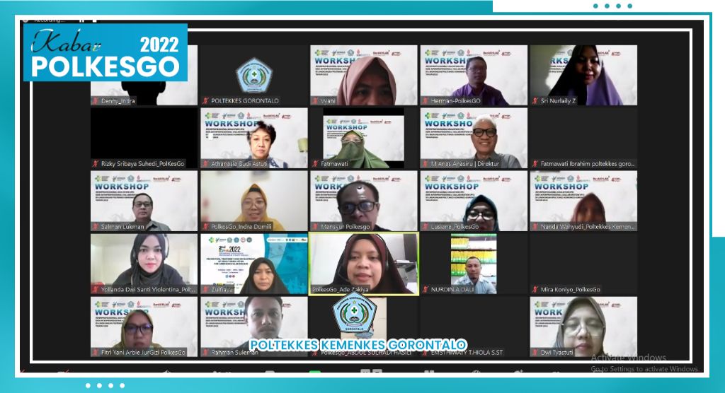 Penjaminan Mutu Poltekkes Kemenkes Gorontalo Gelar Workshop Penerapan IPE dan IPC