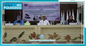 Musyawarah Daerah III Ikatan Solidaritas Alumni Gizi Gorontalo di Aditorium Polkesgo pada tanggal 24 Desember 2022