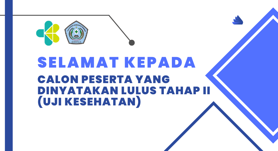 Pengumuman Seleksi Tahap II (Uji Kesehatan) Jalur PMDP Poltekkes Kemenkes Gorontalo TA. 2023/2024