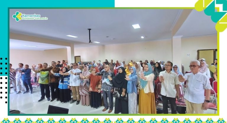 Penguatan Pengendalian Internal, Civitas Akademika Poltekkes Kemenkes Gorontalo Ikuti Kegiatan Secara Daring