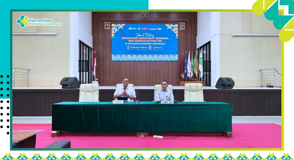 Sekretaris Ditjen SDM Kesehatan Lakukan Pembinaan Kepegawaian dan Lepas Kontingen Pornimakes SUMAPUA VI Poltekkes Kemenkes Gorontalo
